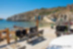 Gozo Malta coastline near Dwejra with crystal clear Mediterranean water famous for Blue Hole and Inland Sea diving