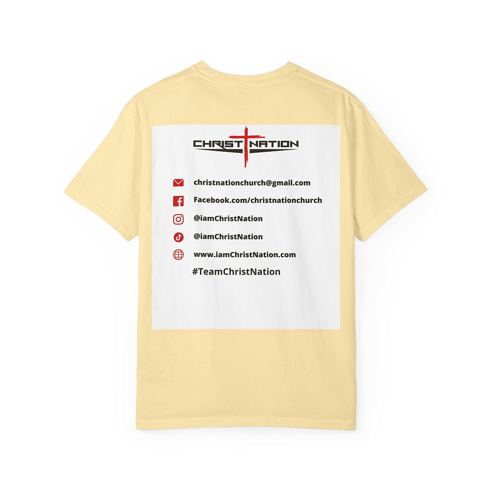 Thumbnail: Christ Nation New York T-Shirt | Christian NYC Typography