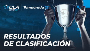 CLA EuroCup eFútbol electrónico Temporada 13: Resultados de las Clasificatorias