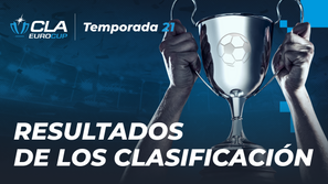CLA EuroCup eFútbol electrónico Temporada 21: Resultados de las Clasificatorias