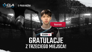 Gratulacje dla Neerven za zajęcie trzeciego miejsca w 44. sezonie CLA EuroCup eFootball