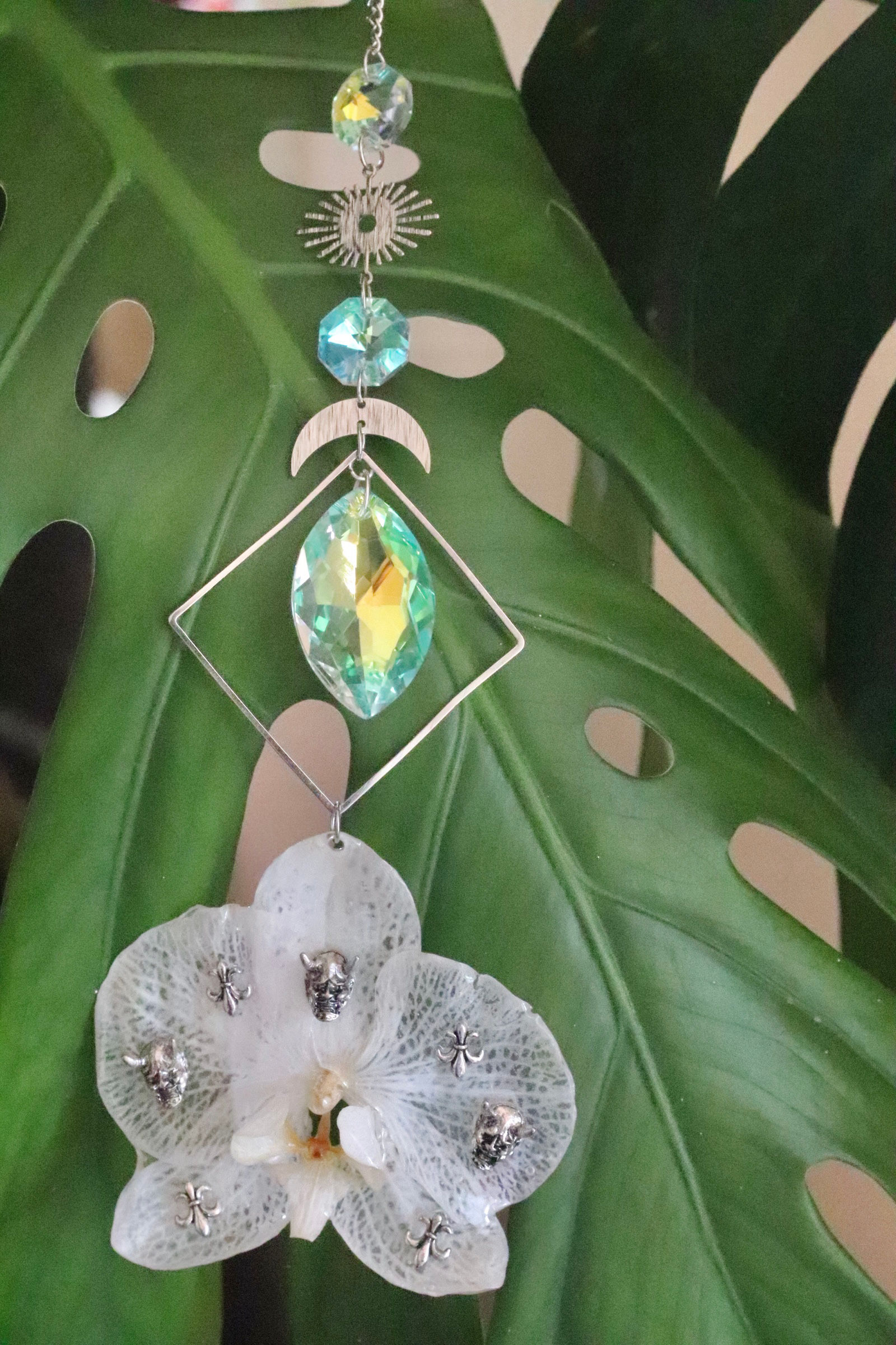 Orchid Suncatcher