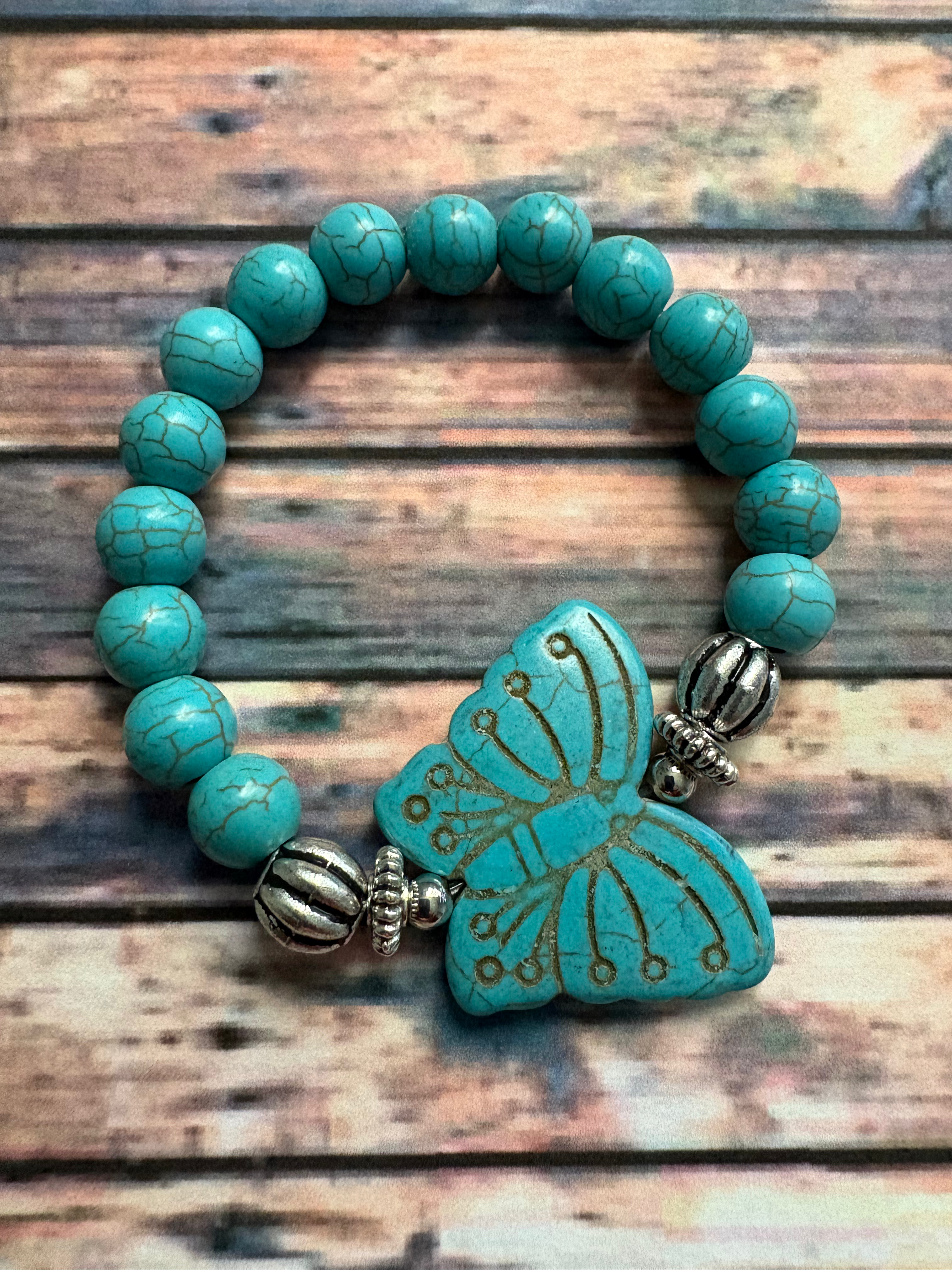 Butterfly Gemstone Bracelet
