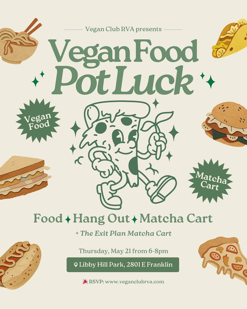 Vegan Food Pot Luck with The Exit Plan matcha cart!🌱🎉