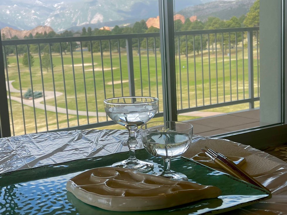 Painting Colorado On Location View Room Garden of the Gods