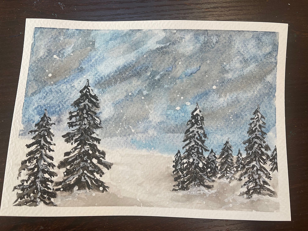 Painting Colorado Winter Storm
