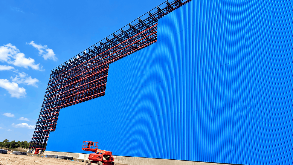 The actual design, however, should always be based on engineering calculations and the specific requirements of the site rather than using a standard building configuration.