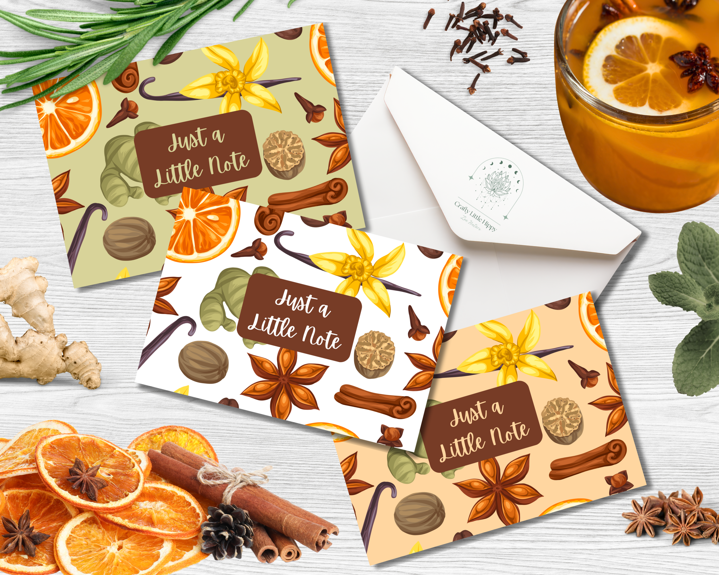 Spice of Life Tea | 7x5 Note Set