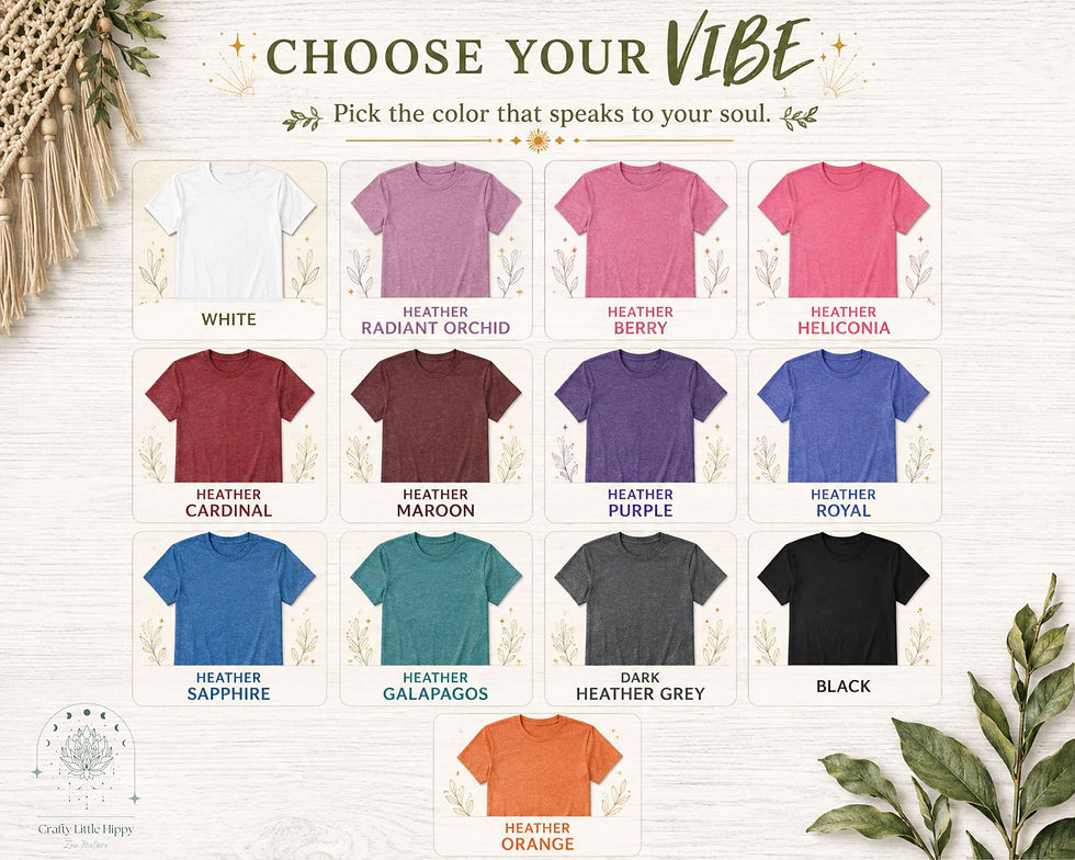Thumbnail: Crystal Aura Hippie T-Shirt