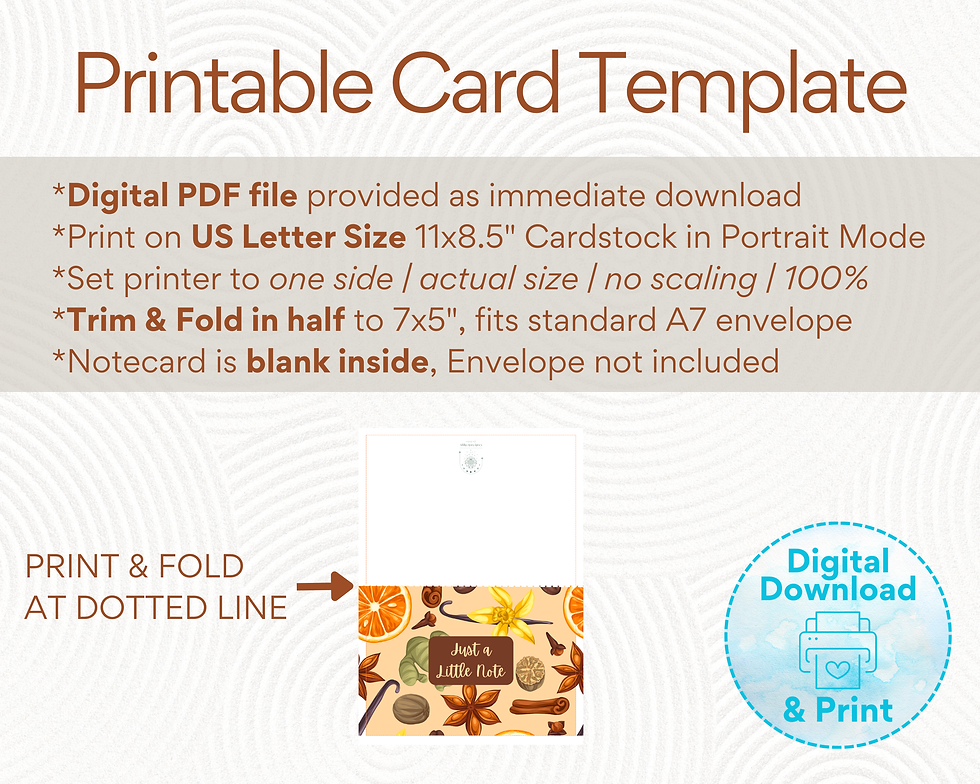 Thumbnail: Spice of Life Tea | 7x5 Note Set