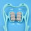 縮圖：Cervical Massager Clip Neck Massage Artifact Six Wheel Neck Kneading Massager Ma