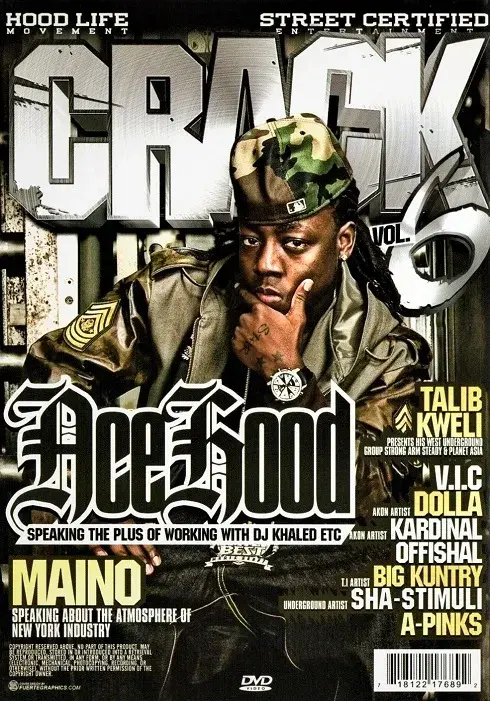 Crack #6 Feat. Maino, Ace Hood, Talib Kweli, & more - Back Image