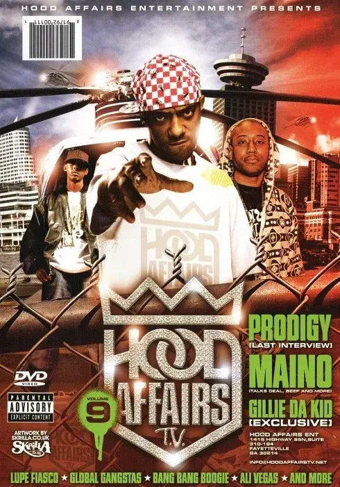 Hood Affairs Tv Vol. 9 | feat. The Game, Prodigy, Maino, & more - Back Image
