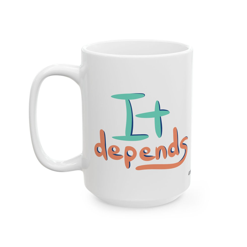 Thumbnail: It Depends Mug