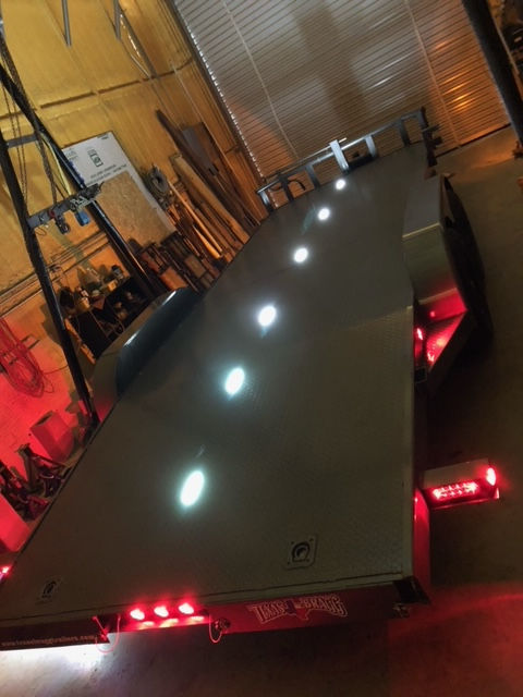 20' Custom Car Carrier | $8,818 | picture w/o gravel guard | LIGHTS ON