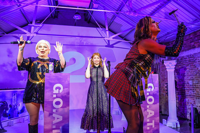London Event Company KGA  deliver the Strongbow Ultra GOAT debate featuring famous drag queens