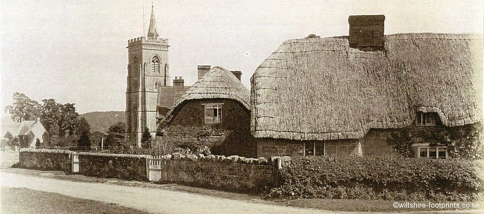 Family & Parish History : Semley : The Green c1900