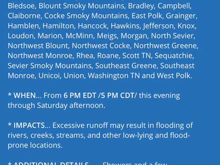 FLOOD WATCH 5/30/26