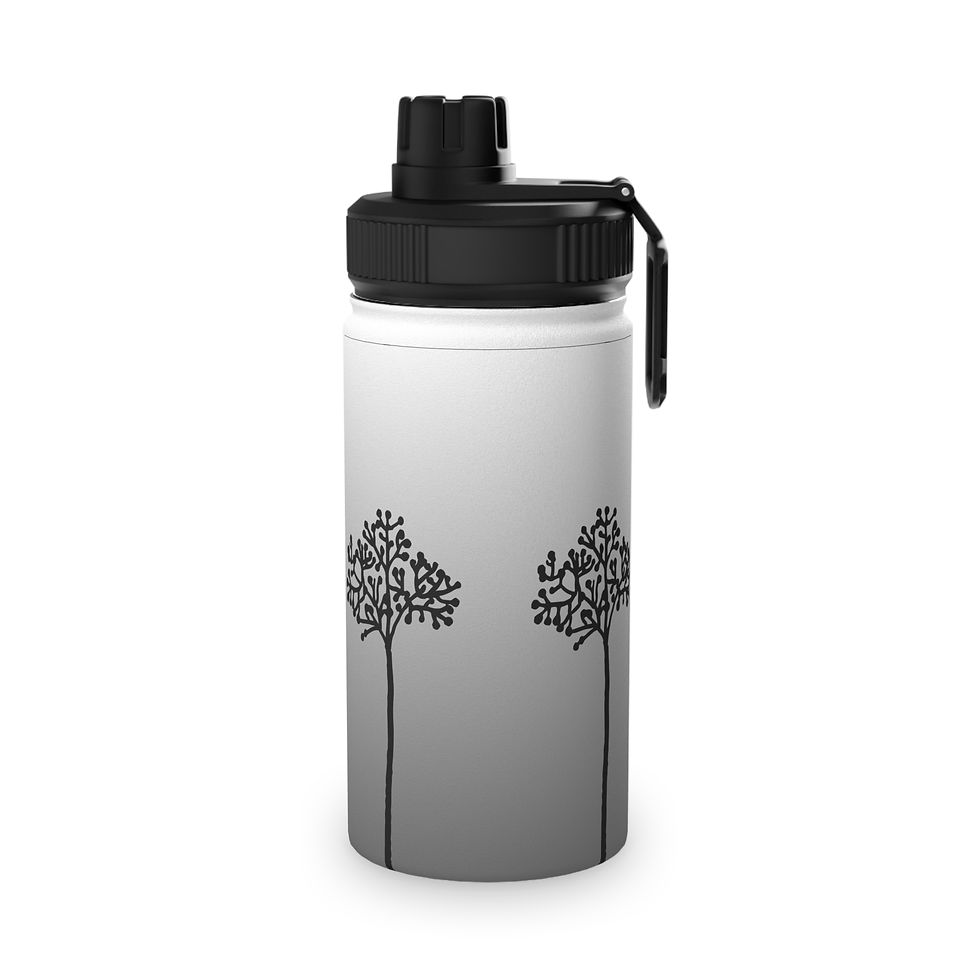 Thumbnail: Stainless Steel Water Bottle, Sports Lid