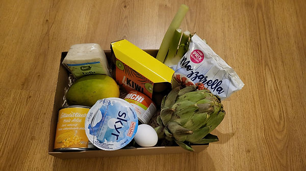 Bild von Eigenaufnahme Nutribou Gesunde Lebensmittel, Käse, Mozzarella, Quark, Skyr, Ei, Eier, Gemüse, Obst, Früchte, Mais, Sellerie, Kiwi, Kimchi, Tofu, vegetarisch, vegan, Box, Schachtel, gesunde Ernährung, günstig, Vitamine
