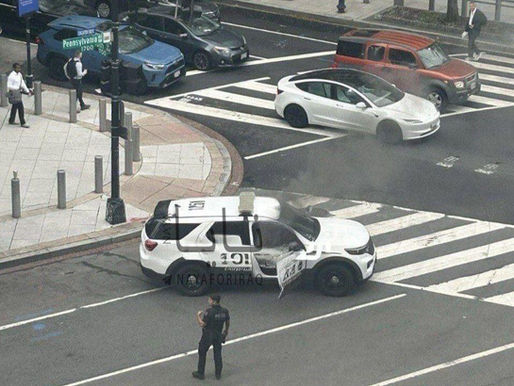 Beyaz Saray Önünde Yangın