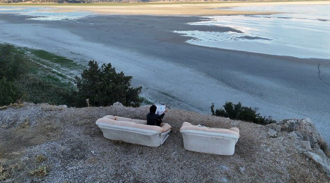 Eğirdir Gölü İkiye Bölündü