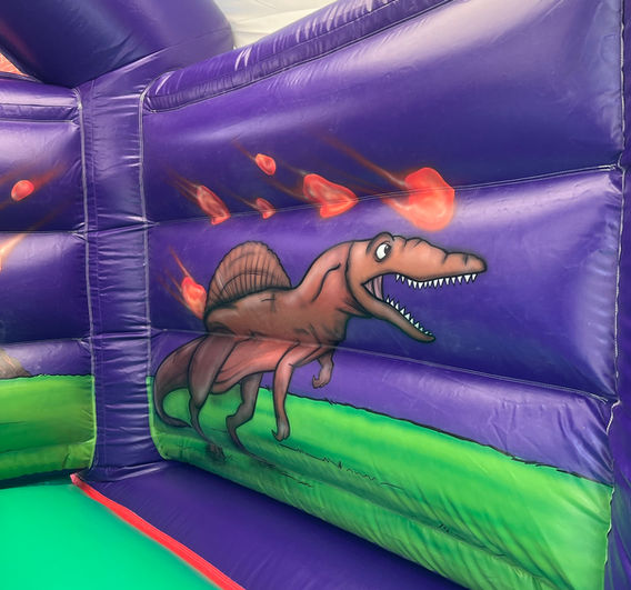 Dinosaur bouncy castle hire
