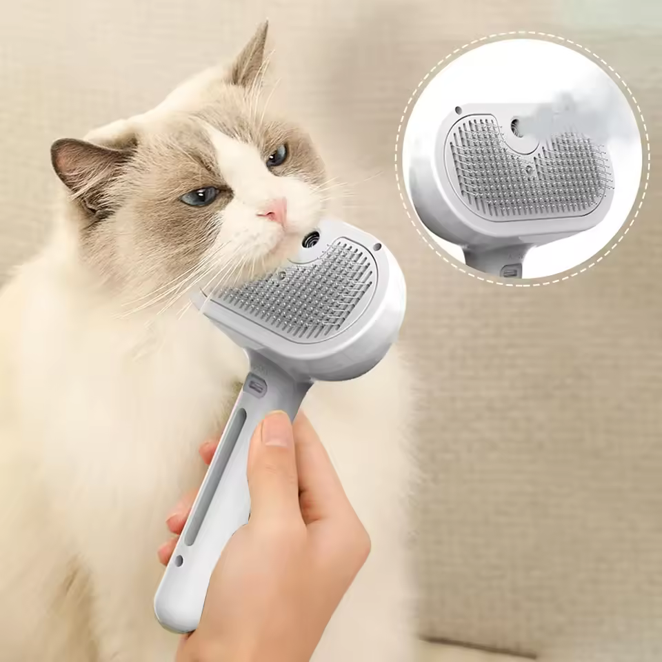3-in-1 Steam Grooming Brush