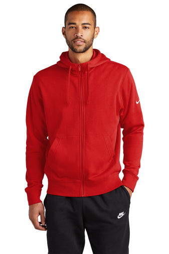 Thumbnail: Nike Club Fleece Sleeve Swoosh Full-Zip Hoodie