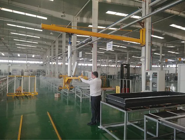 glass jib crane