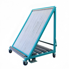 Harp glass rack