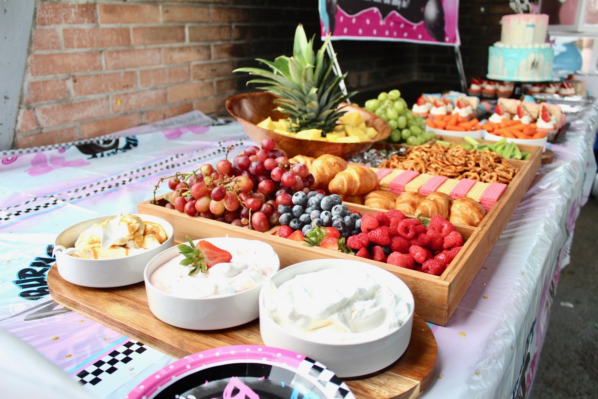 Arranged Food and Objects