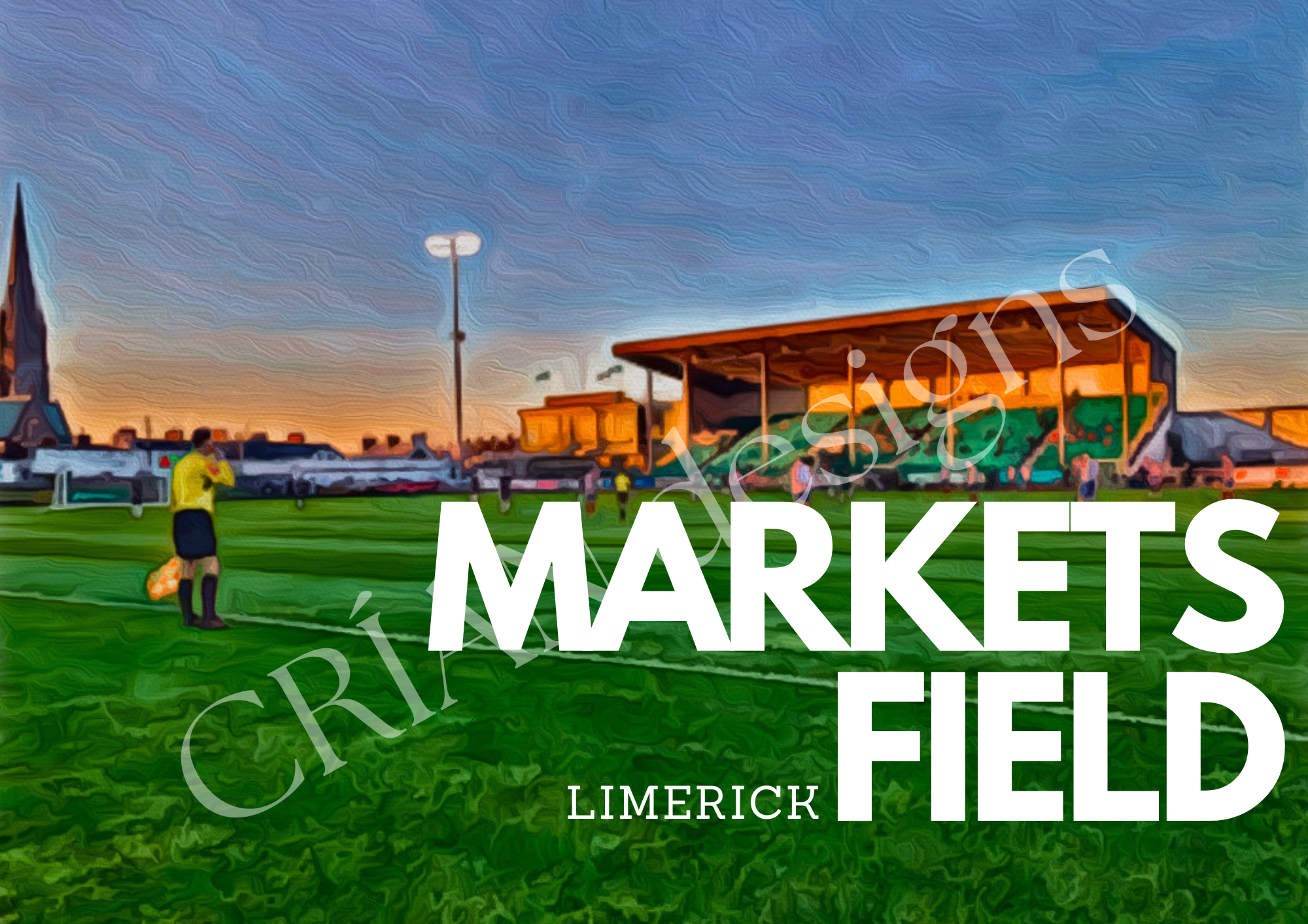 Marketsfield Stadium PHYSICAL Print