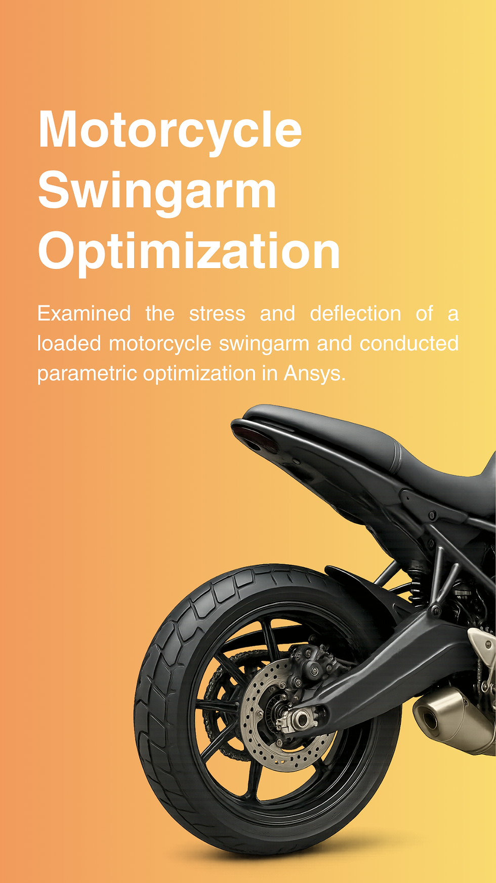 Motorcycle Swingarm Optimization