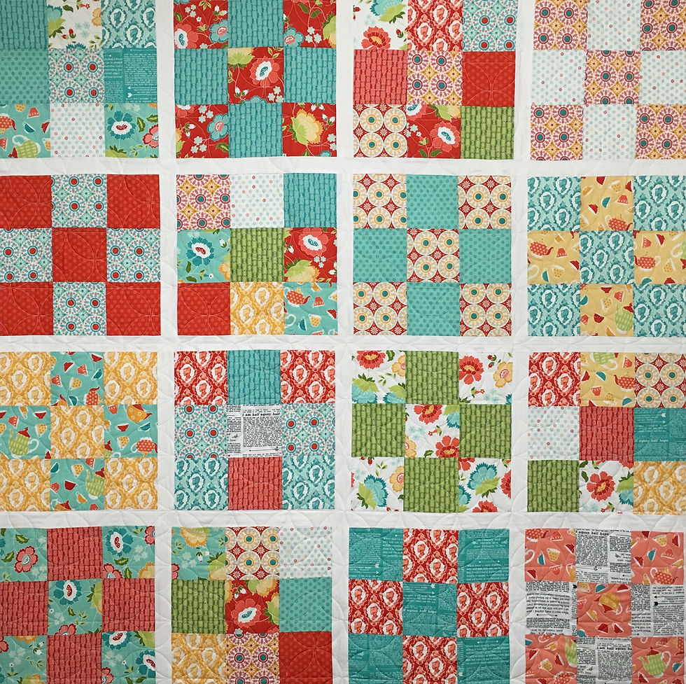 Colleen Nine Patch Block Quilt