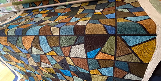 Queen size quilt professionally quilted