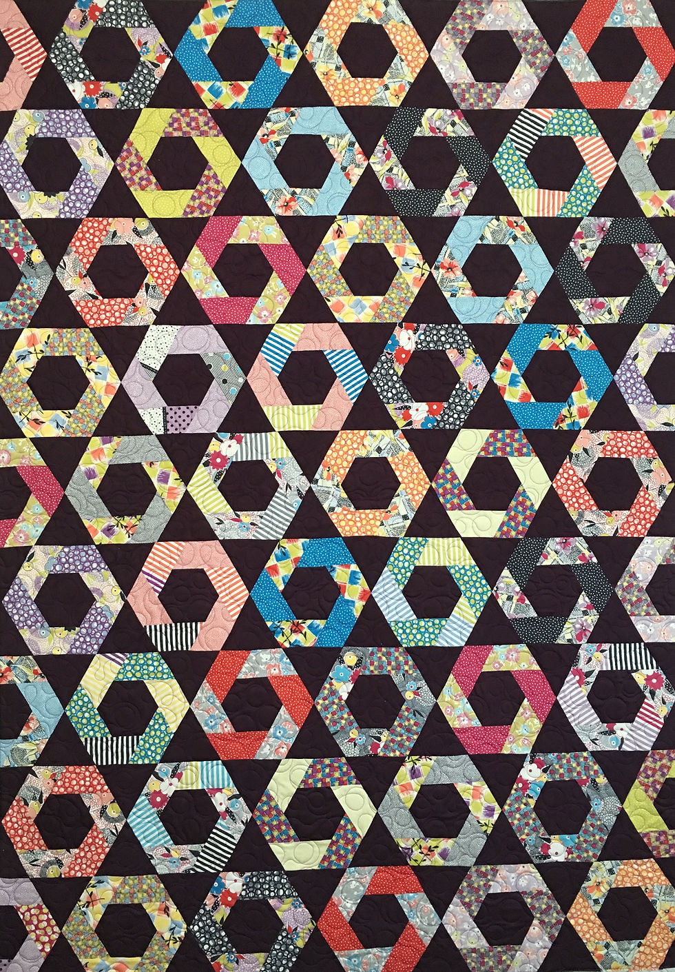 Chris's Snack Time Quilt in a variety of prints