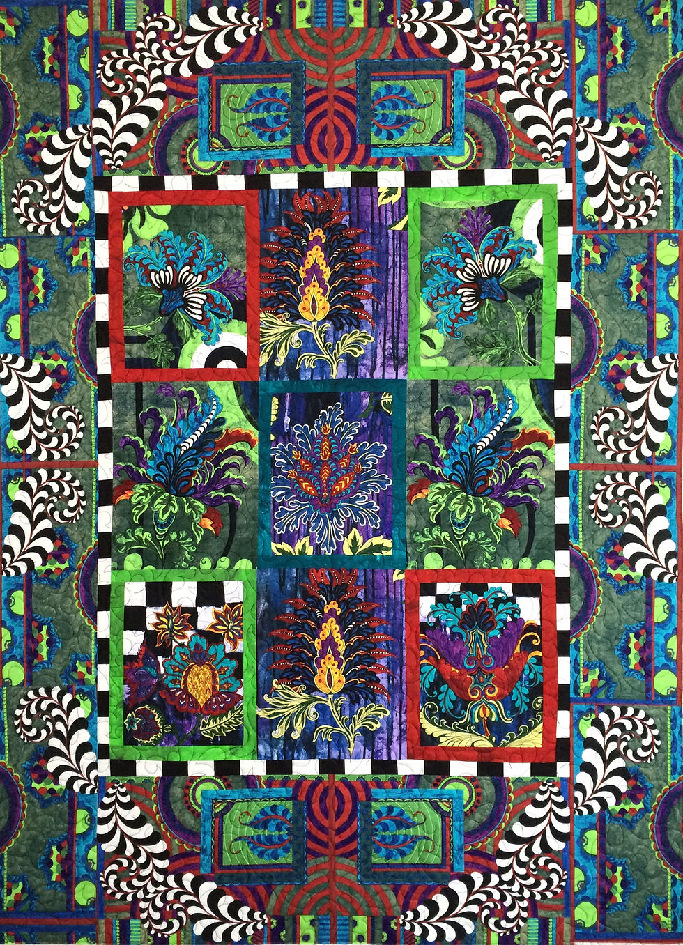 Beth Bold Flowers Quilt
