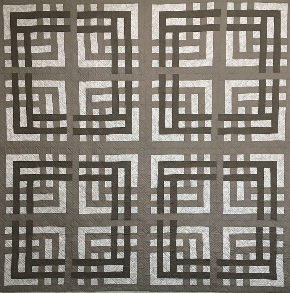 Large Weave Pattern Quilt by Jill Seward