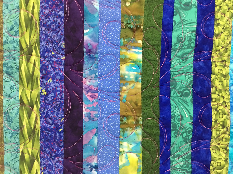 Valarie Sherriff Jewel Tones Quilt