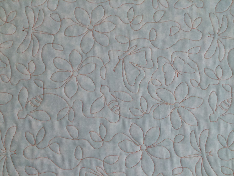 another closeup of Toni Rocha Square in a Square Quilt