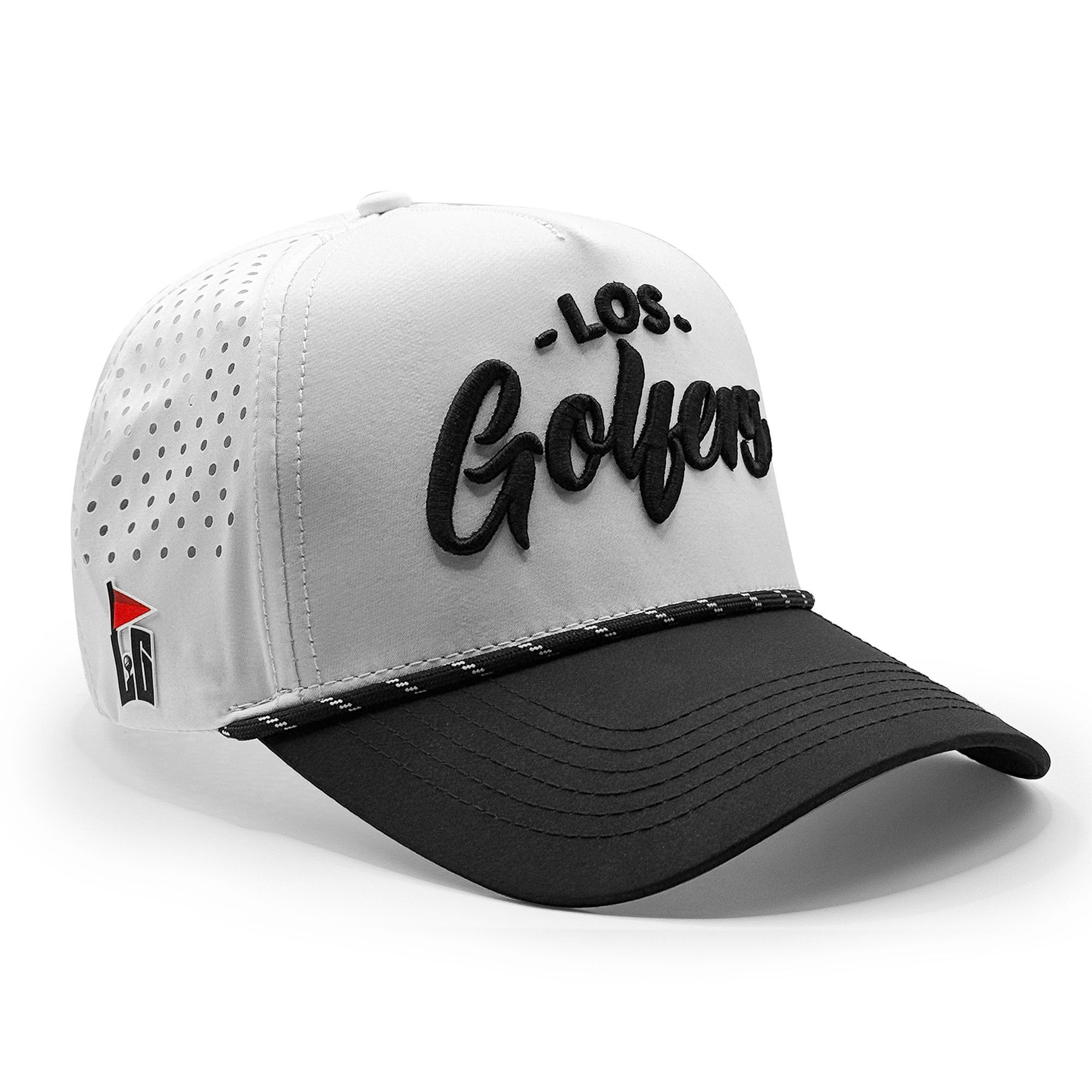 Los Golfers 3D Legacy Cap White