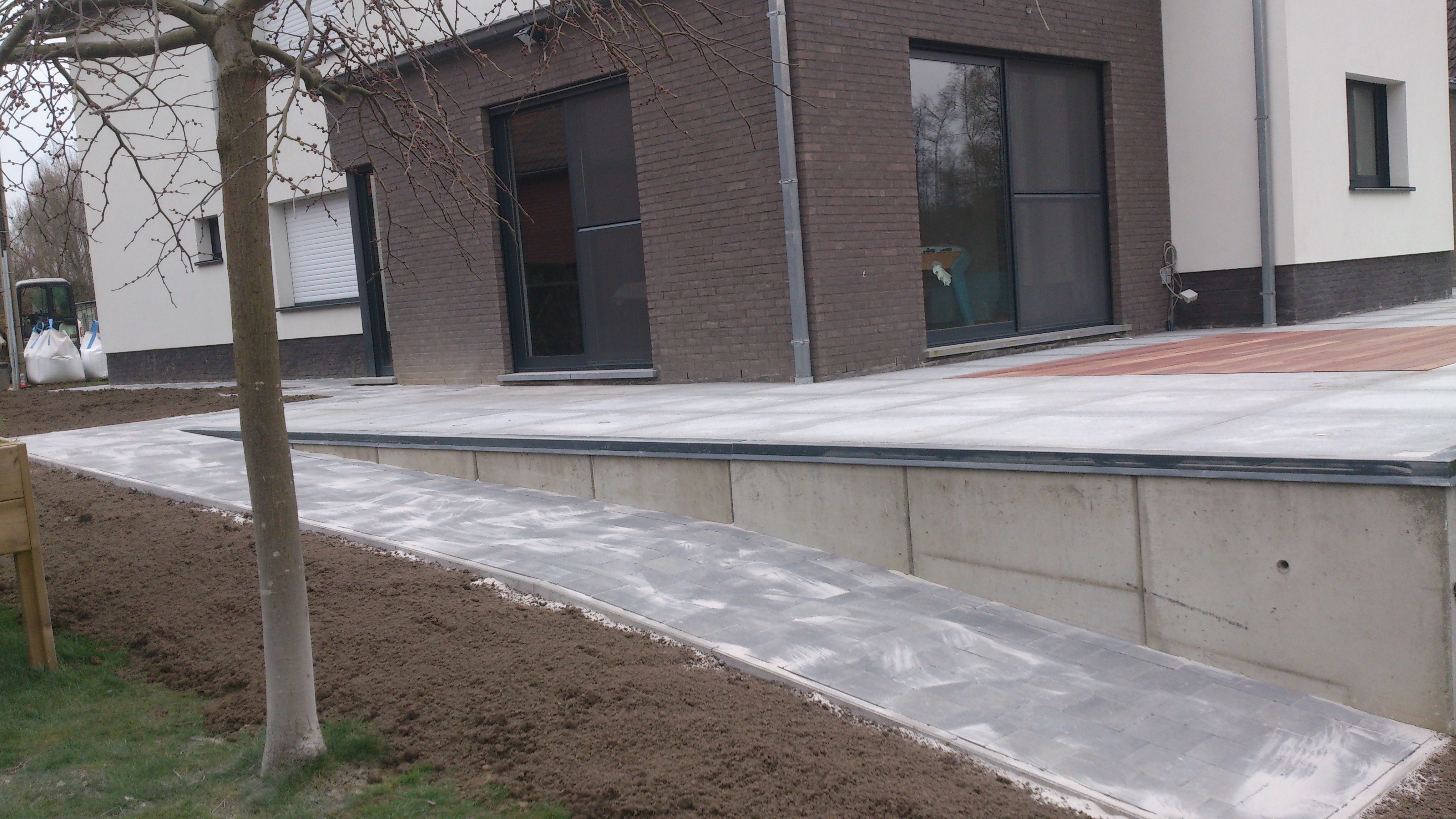 padje naar tuin klinkers