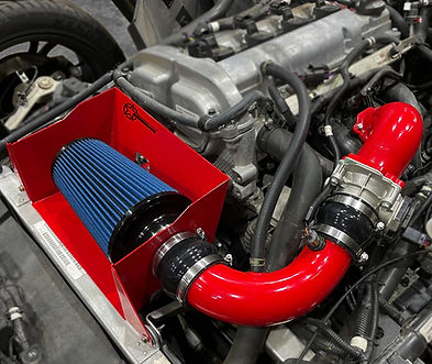 cold air intake customized vehicle
