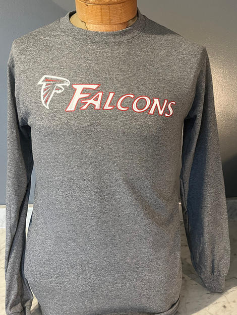 Custom Valley Stream Falcons Long Sleeve Tee Shirt.