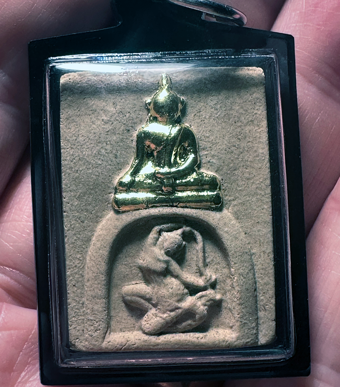 The Important Phra Mohgalana Amulet by Ajarn Apichai - to accept change