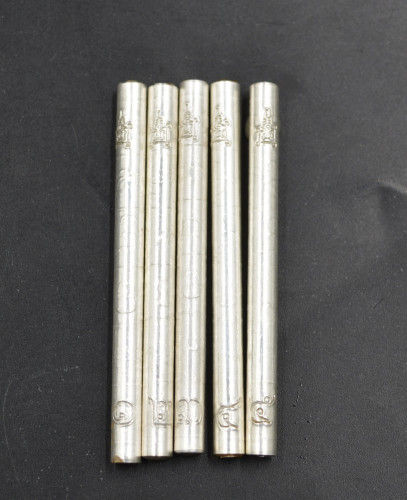 Thumbnail: LAST 2 Five Wealthy Men Silver Takruts - Great Tai Yai Magic