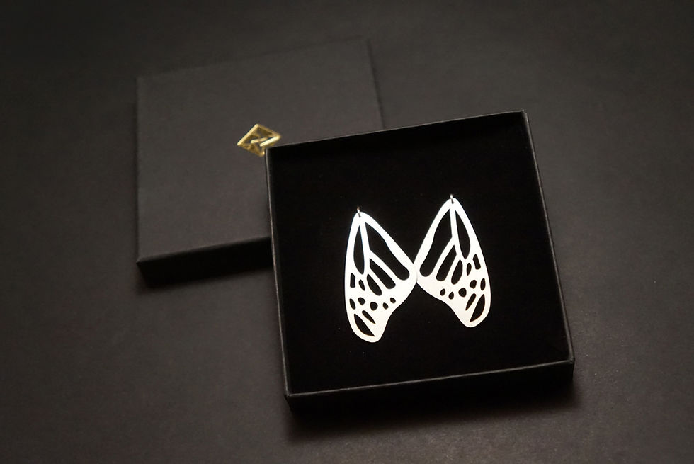 Thumbnail: Butterfly Wing Earrings