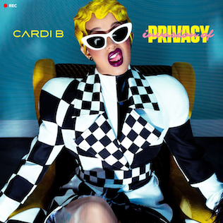 Album cover for Cardi B's INVASION OF PRIVACY