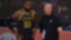 Former Lakers assistant coach Jason Kidd with LeBron James.